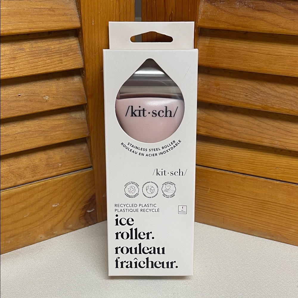 Kitsch Pink Stainless Steel Facial Ice Roller